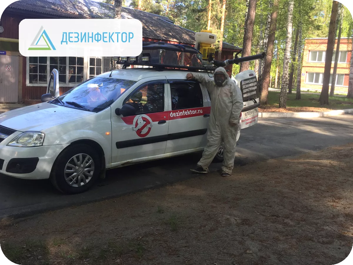 Дезинфектор — логотип